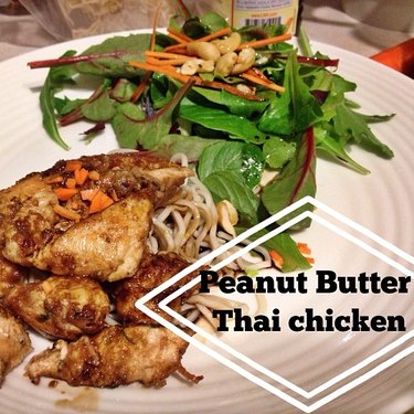 Quick & Easy Peanut Butter Thai Chicken with Pantry Staples