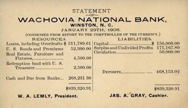 Bank Reconciliation: A Simple Guide for 1906 Wachovia Statements