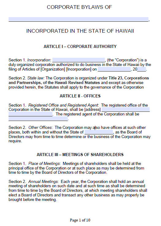 Understanding Company Bylaws: A Comprehensive Guide