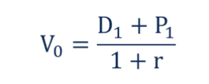 One-Period Dividend Discount Model (DDM): Valuation Explained