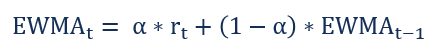 Exponentially Weighted Moving Average (EWMA): Definition & Applications