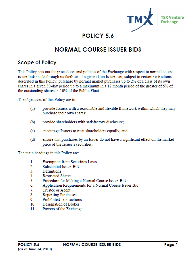Understanding Normal-Course Issuer Bids (NCIBs)