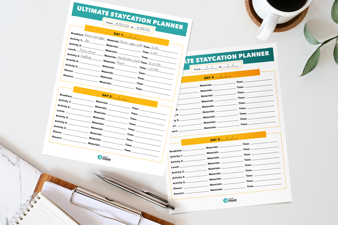 Plan the Perfect Staycation: Ideas & Free Printables