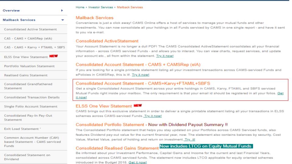 Understanding Your Consolidated Account Statement (CAS) for Mutual Funds