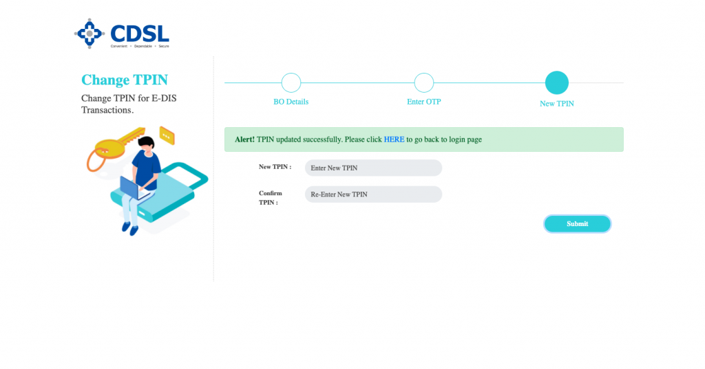 Secure Stock Selling: TPIN & OTP Verification | CDSL