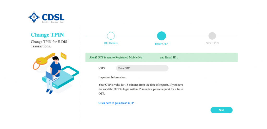 Secure Stock Selling: TPIN & OTP Verification | CDSL