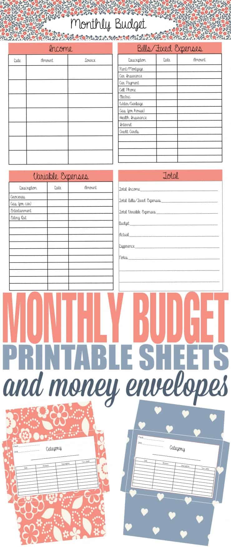 Free Budget Printables: Track Expenses & Achieve Your Financial Goals