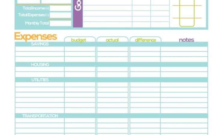 Free Budget Printables: Track Expenses & Achieve Your Financial Goals