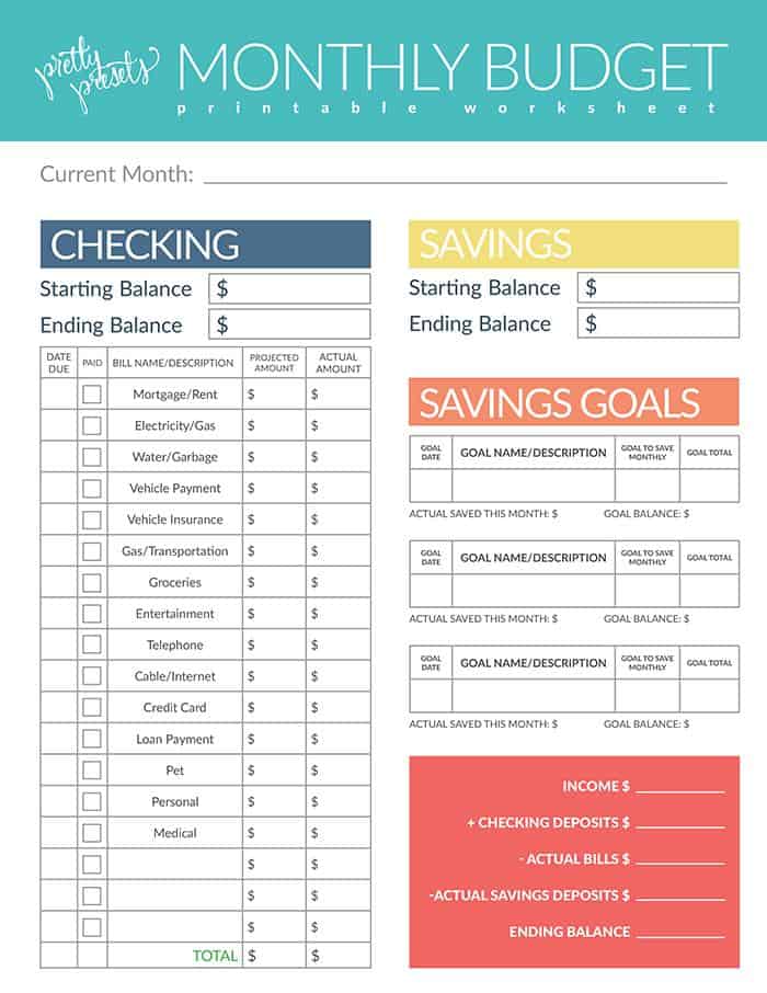 Free Budget Printables: Track Expenses & Achieve Your Financial Goals
