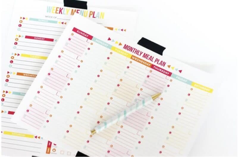 Free Meal Planning Templates: Simplify Your Meals & Save Money