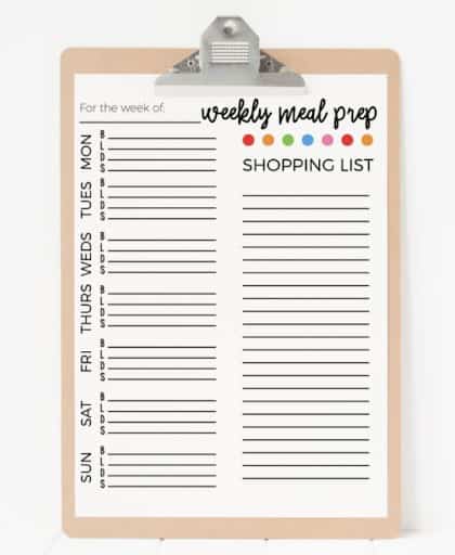 Free Meal Planning Templates: Simplify Your Meals & Save Money