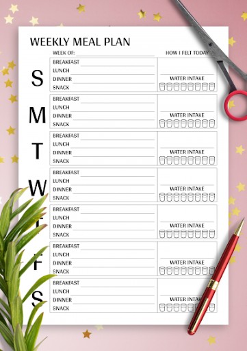 Free Meal Planning Templates: Simplify Your Meals & Save Money