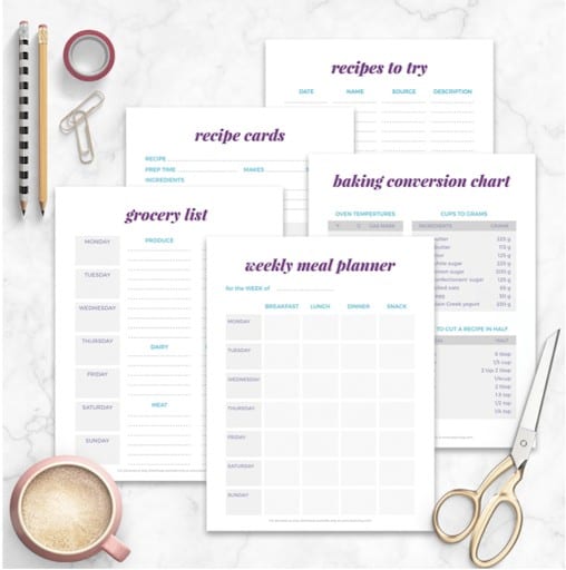 Free Meal Planning Templates: Simplify Your Meals & Save Money