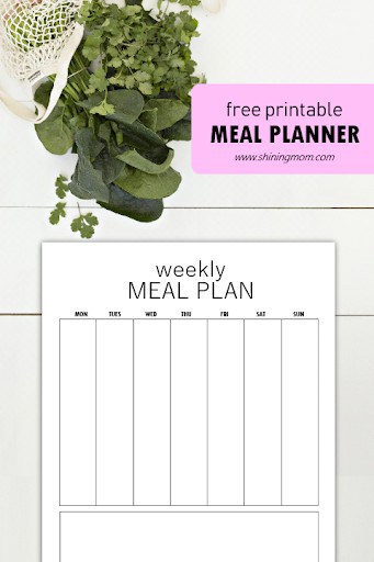 Free Meal Planning Templates: Simplify Your Meals & Save Money
