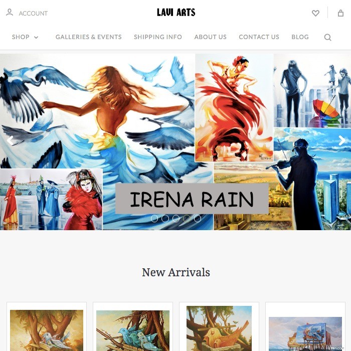 Ecommerce Website Design for Art, Music & Travel: Captivating Your Audience