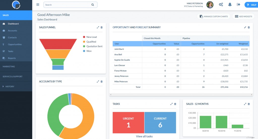 Introducing a Simplified CRM User Interface for Small Businesses