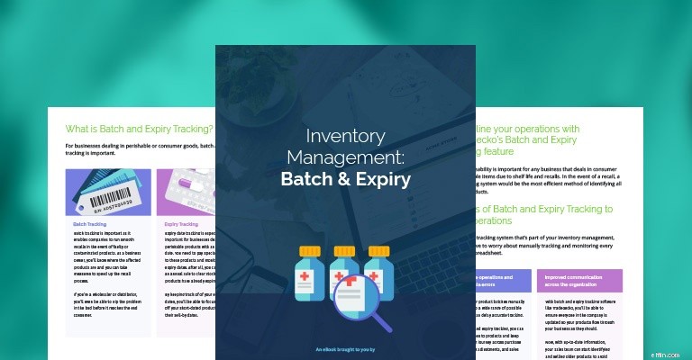 Free Batch & Expiry Tracking eBook: Optimize Inventory & Reduce Costs