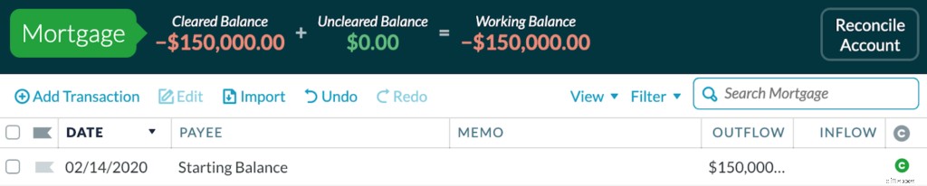 Mortgage Management in YNAB: A Step-by-Step Guide
