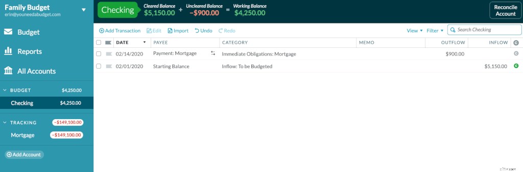 Mortgage Management in YNAB: A Step-by-Step Guide