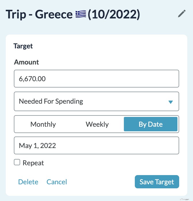 Vacation Savings in YNAB: A Step-by-Step Guide