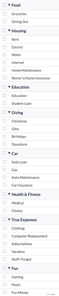 YNAB Categories: How Many Do You Need? | You Need a Budget