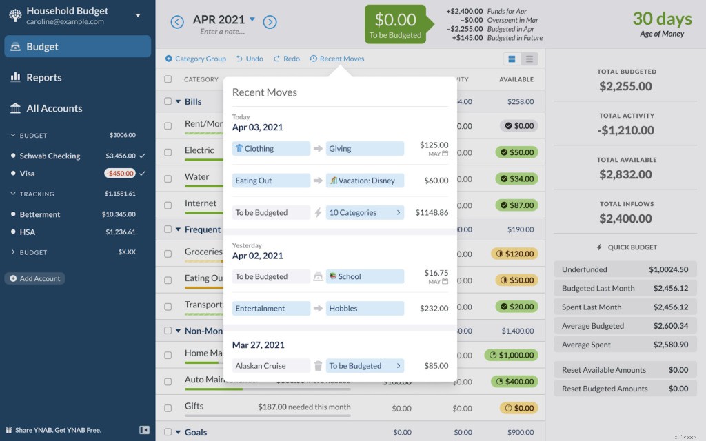 YNAB: Flexible Budgeting & Money Tracking on Mobile