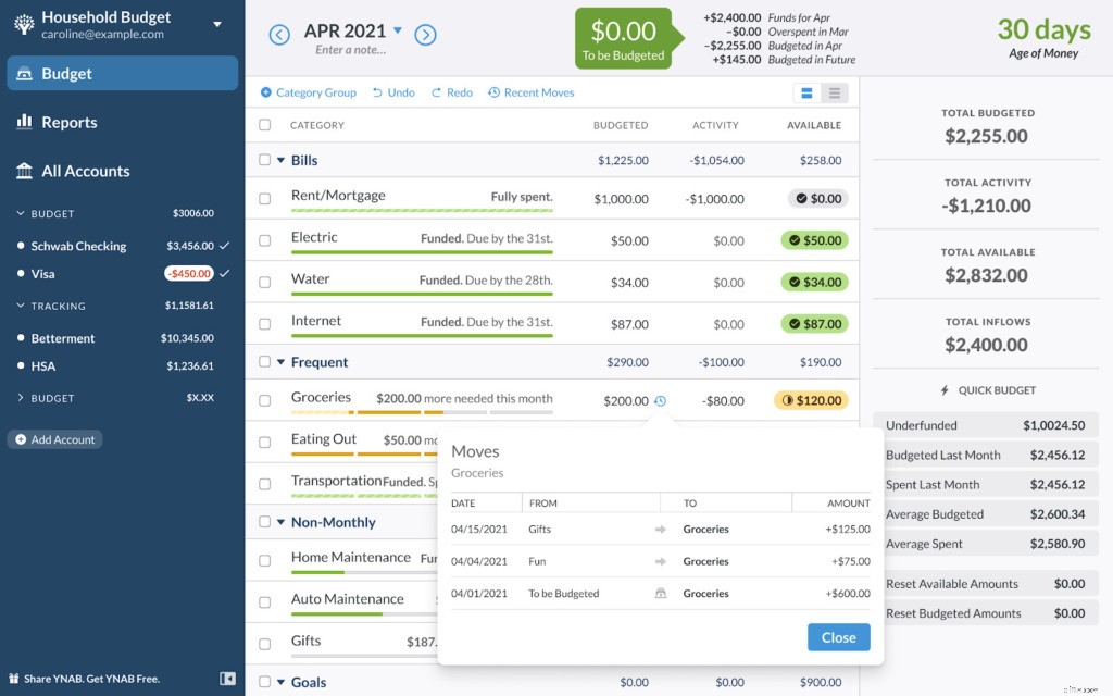 YNAB: Flexible Budgeting & Money Tracking on Mobile