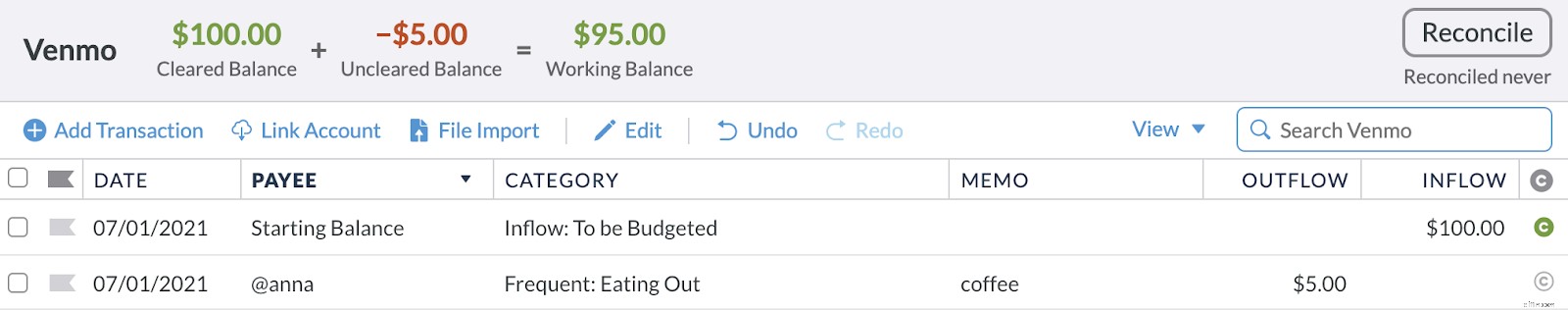 Venmo & Budgeting: Track Venmo Transactions in YNAB