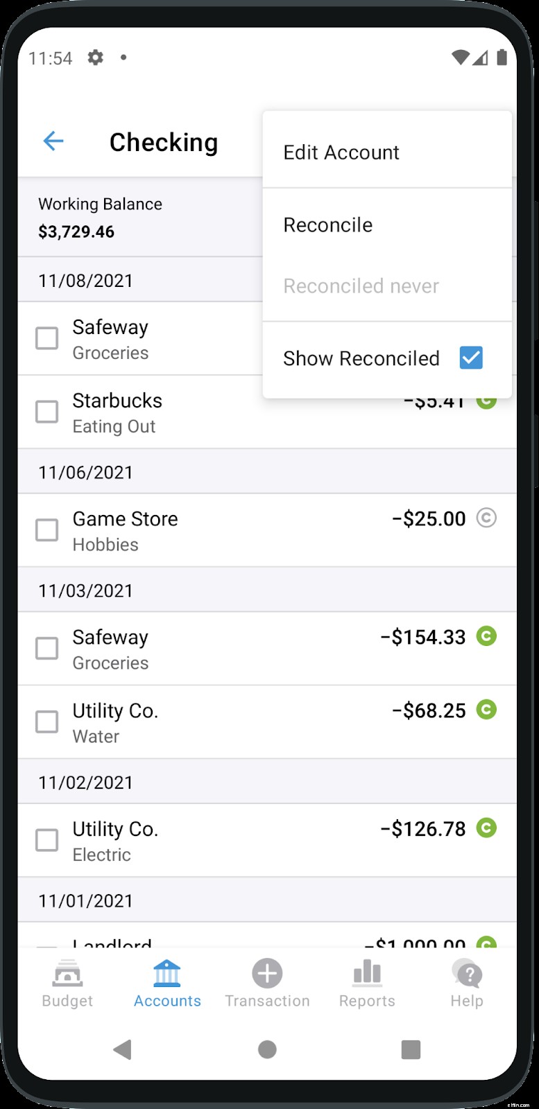 Reconciliation Feature Now Available on Android - [Your App Name]