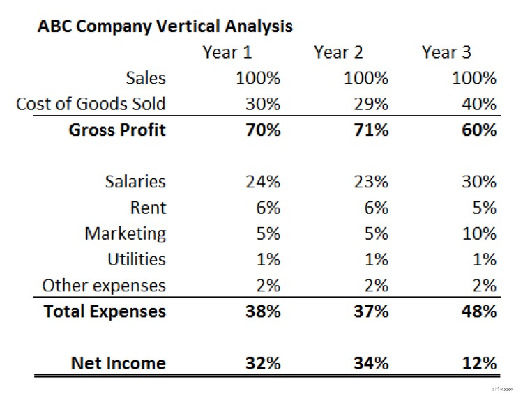 Vertical Analysis: A Comprehensive Guide for Financial Statement Interpretation