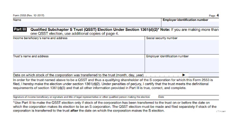 Form 2553: S Corporation Election for Small Businesses - Tax Savings