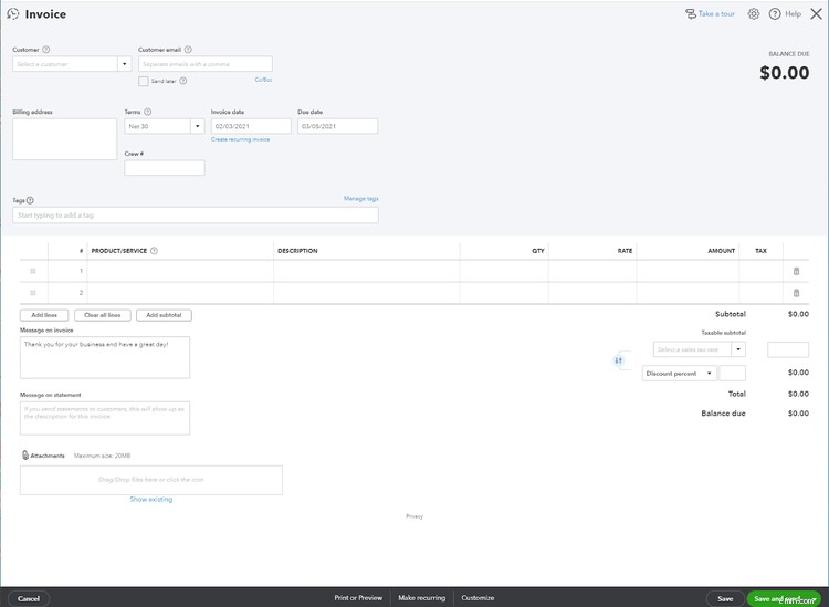 QuickBooks Online Invoice Guide: Create & Send Invoices Easily