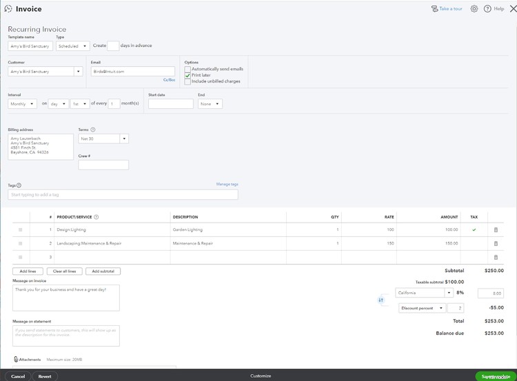 QuickBooks Online Invoice Guide: Create & Send Invoices Easily