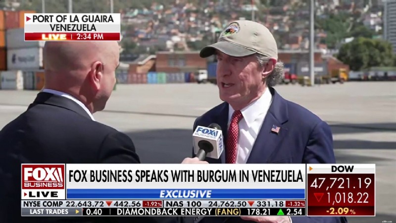 Hubungan AS-Venezuela:Burgum Membandingkan Era Biden dengan  Kecepatan Trump  - Fox Business 