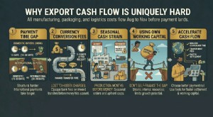 Soluciones de flujo de caja para exportaciones:financiación de su negocio mientras espera los pagos 