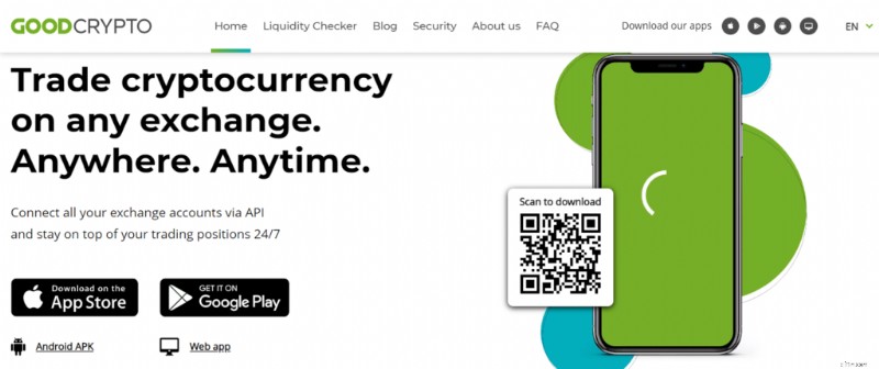 Ulasan GoodCrypto:Pelacakan Portofolio &Perdagangan Multi-Bursa - Apakah Ini Layak? 