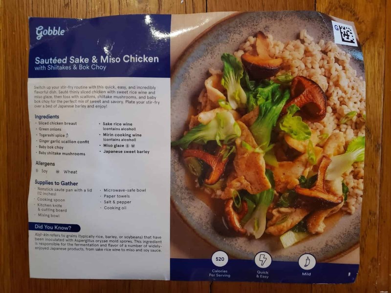 Ulasan Gobble Meal Kits:Kenyamanan, Kesehatan &Nilai - Apakah Layak? 