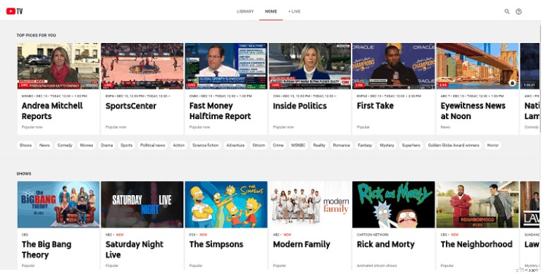Ulasan YouTube TV 2024:Fitur, Harga &Nilai 