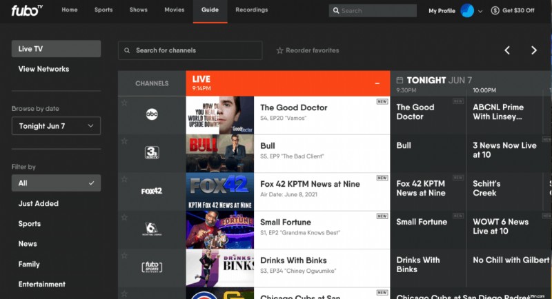 Ulasan FuboTV 2024:Streaming Olahraga, Saluran &Nilai 
