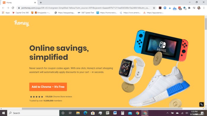 Ulasan Honey:Menghemat Uang Secara Otomatis dengan Ekstensi Browser Ini 